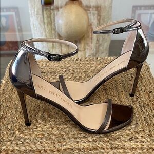 Stuart Weitzman Mirrored  Patent Heels